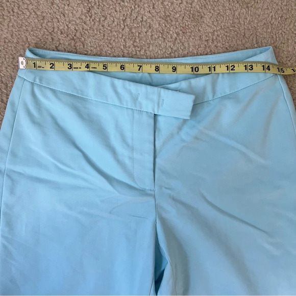 Anne Klein Women’s Light Blue High Rise Tapered Leg Career Office Trouser Pants - Picture 2 of 16